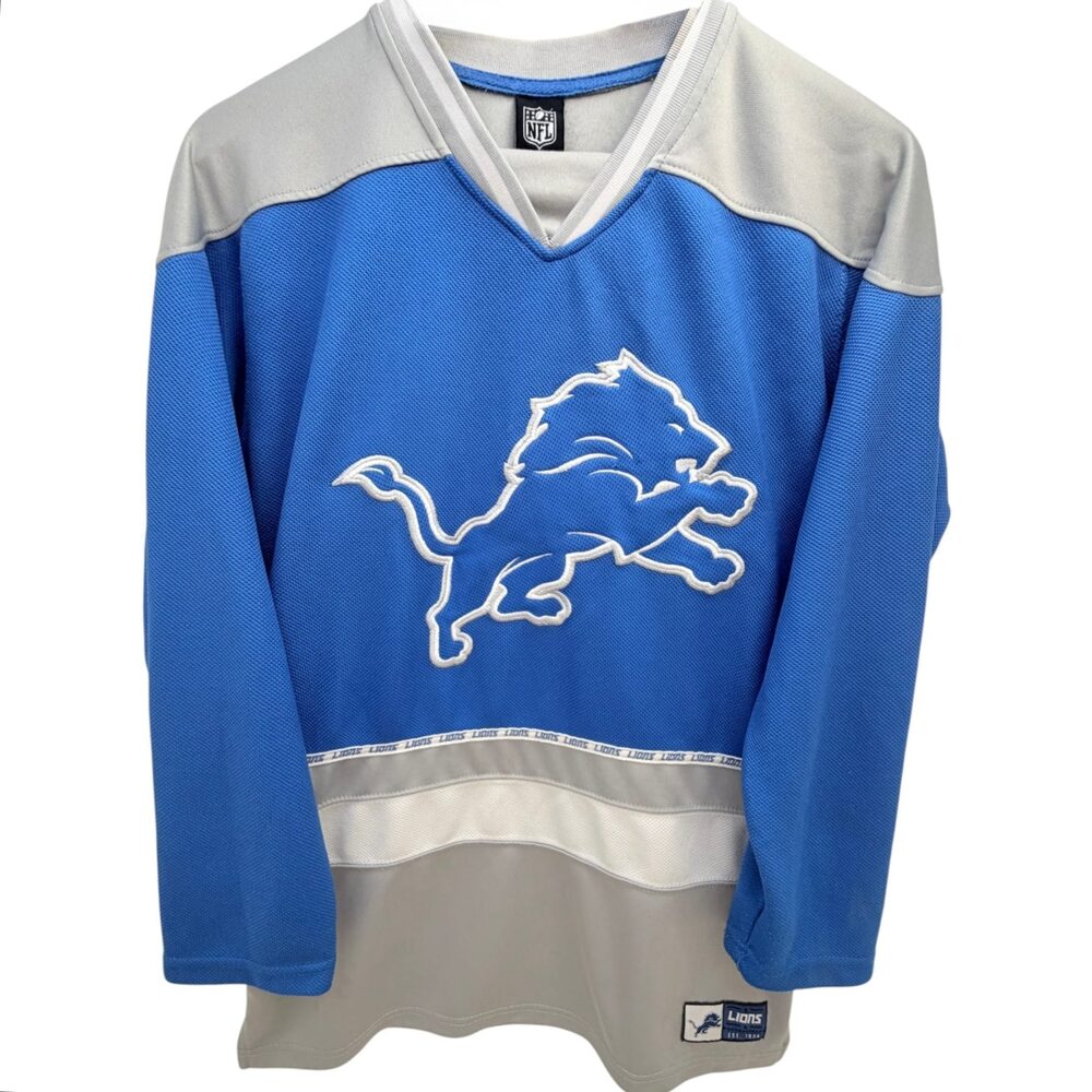 NFL Team Apparel Blue Sweatshirt Polyester Children 18-20